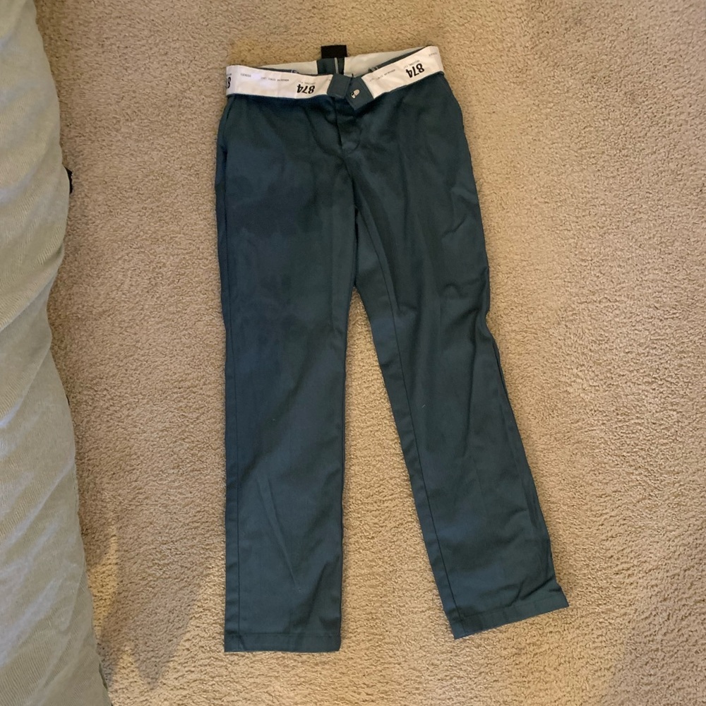 Dark green Dickie’s 874 (women’s fit)